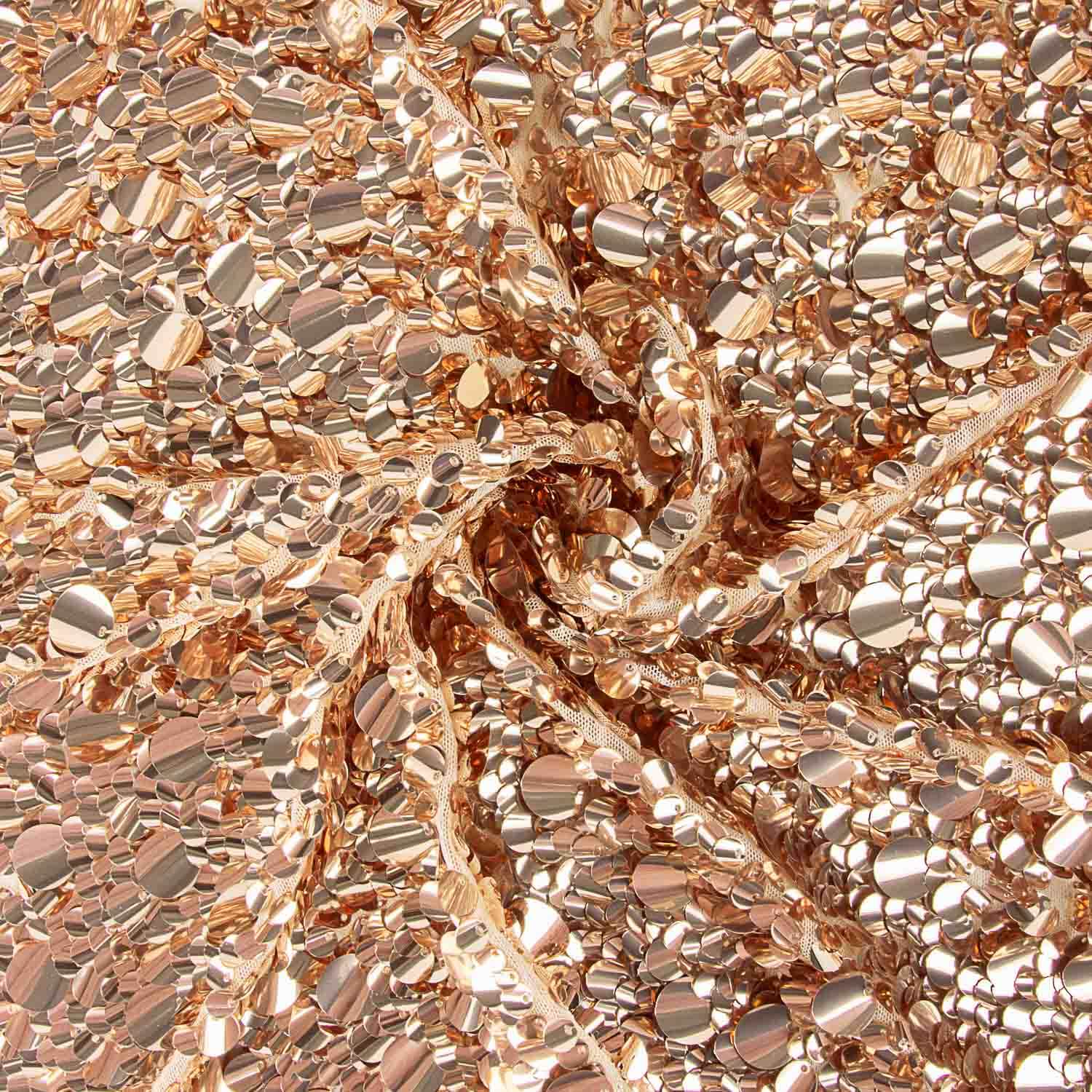 Paillettes Lycra Coquillages Cuivre - Ribes y Casals