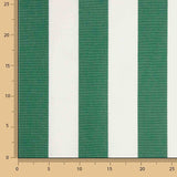 Toile Extérieure Rayures Vert - Ribes y Casals