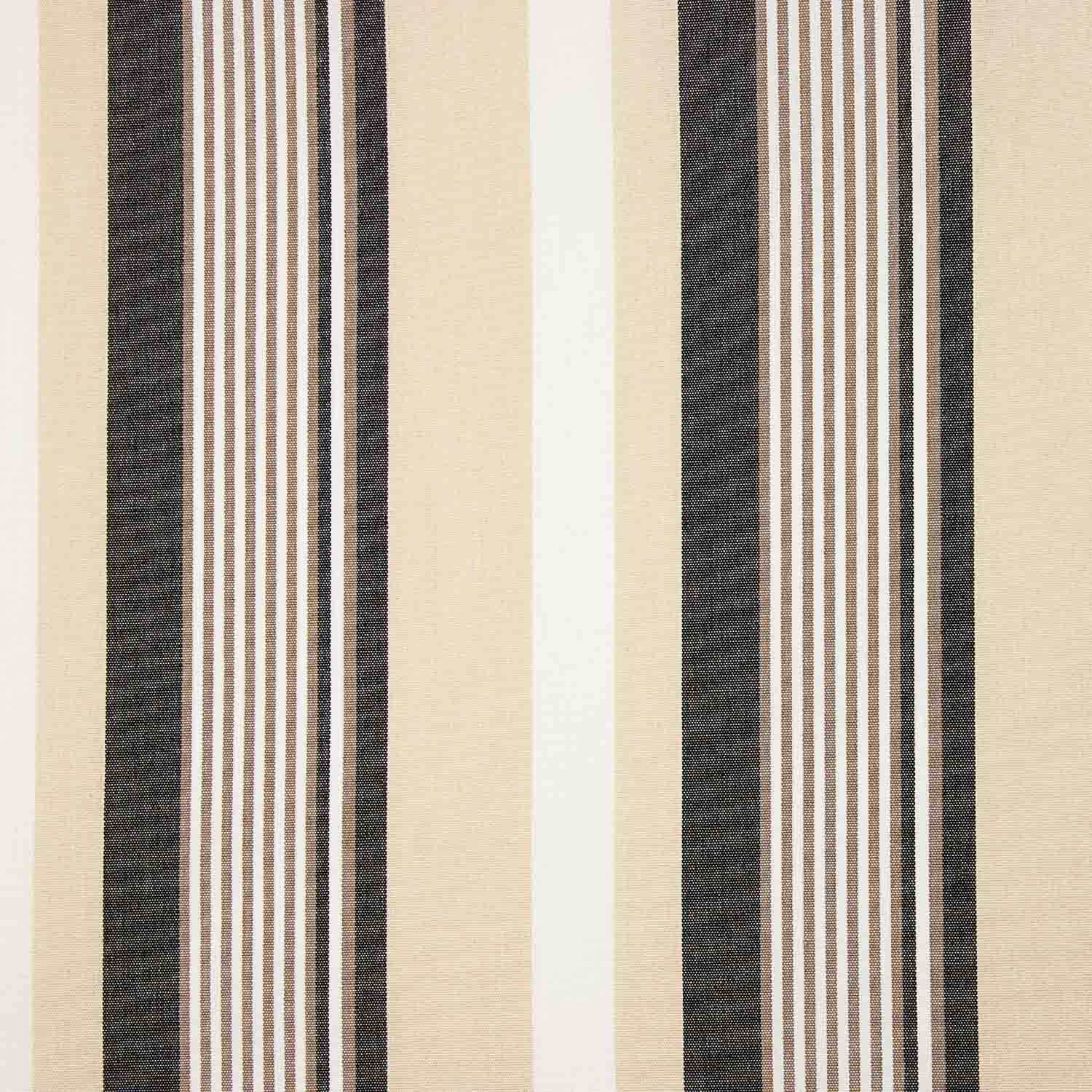 Toile d'extérieur en téflon à larges rayures variables, noir, 320 cm - Ribes y Casals