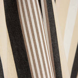 Toile d'extérieur en téflon à larges rayures variables, noir, 320 cm - Ribes y Casals