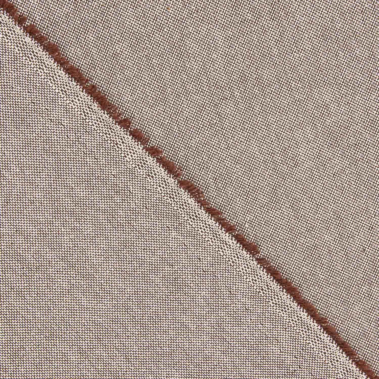 Tissu uni marron vigore rustique Culla - Ribes y Casals