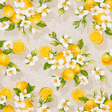 Toile imprimée « Citrons en fleurs » - Ribes y Casals