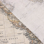Toile imprimée « Carte du monde vintage » - Ribes y Casals