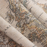 Toile imprimée « Carte du monde vintage » - Ribes y Casals
