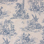 Toile imprimée « Scènes champêtres » bleue - Ribes y Casals