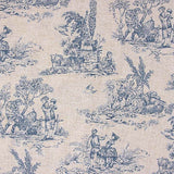 Toile imprimée « Scènes champêtres » bleue - Ribes y Casals