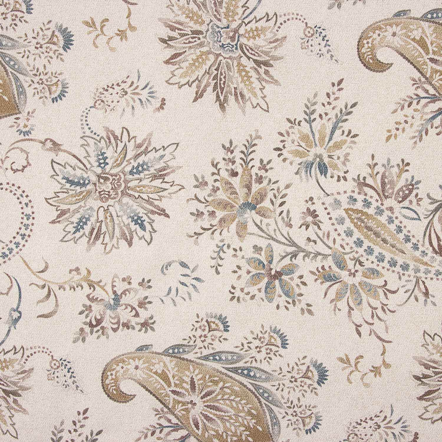 Toile imprimée cachemire tons terre - Ribes y Casals