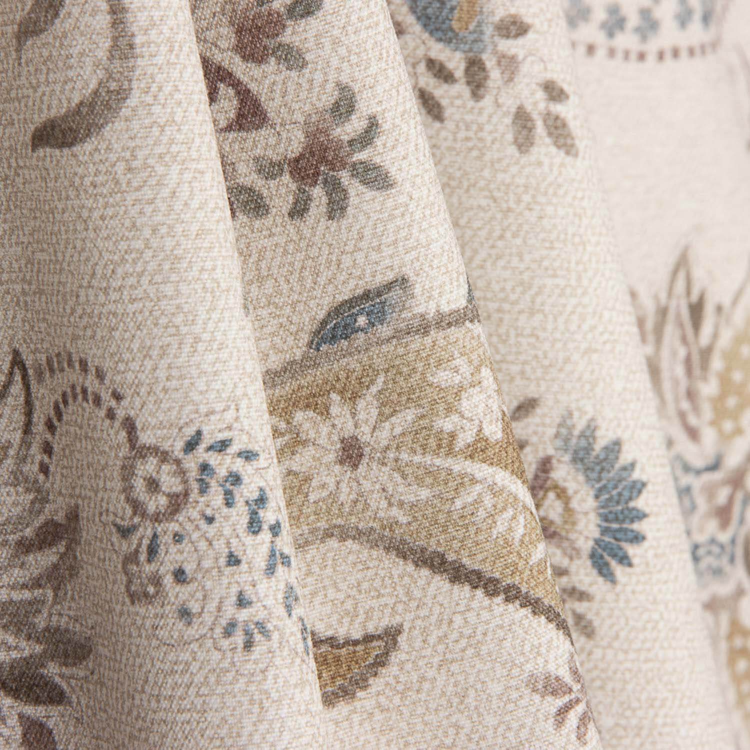 Toile imprimée cachemire tons terre - Ribes y Casals