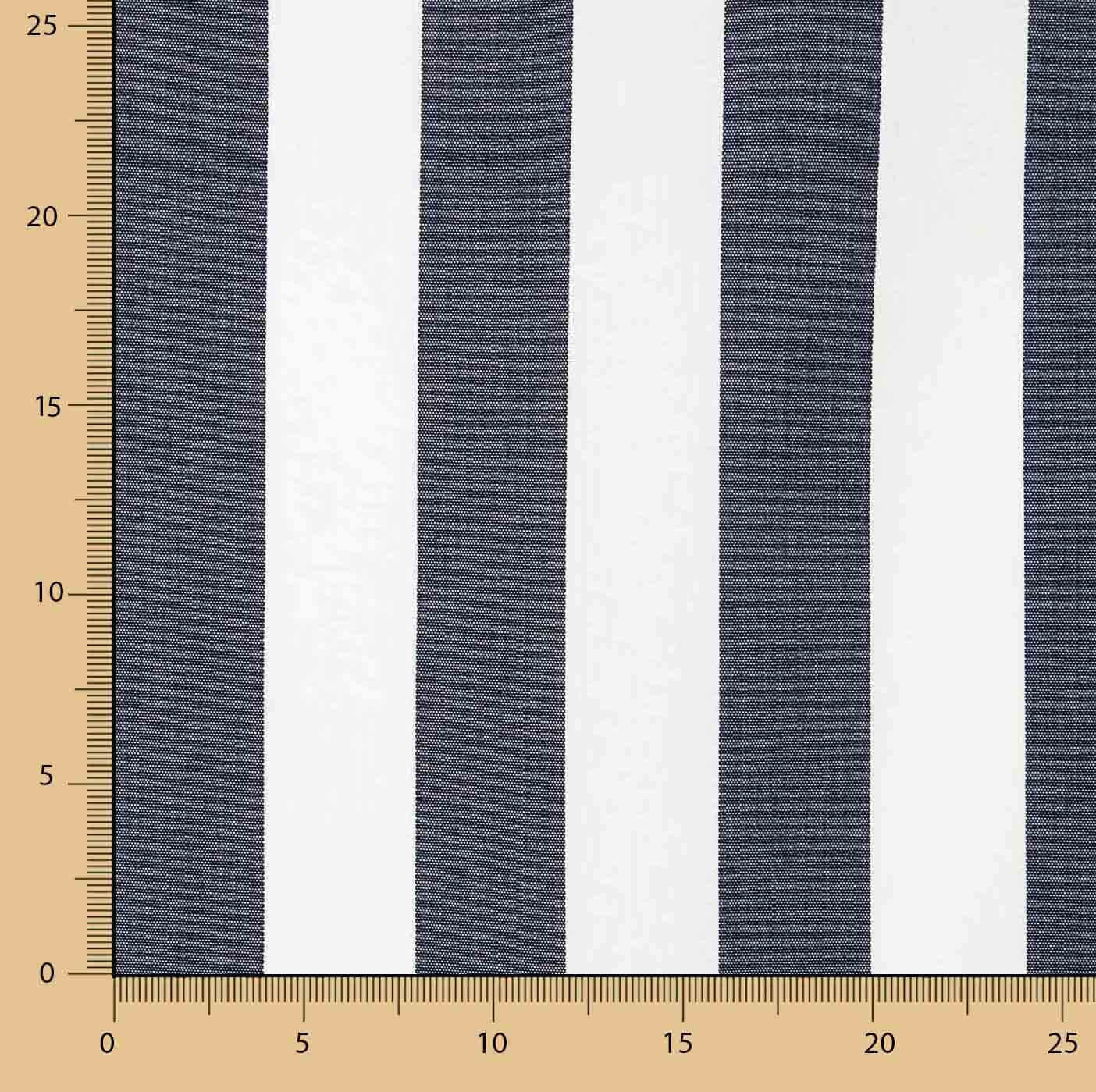 Toile d'extérieur en Téflon à rayures bleu marine 320 cm - Ribes y Casals