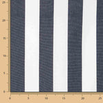 Toile d'extérieur en Téflon à rayures bleu marine 320 cm - Ribes y Casals