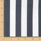 Toile d'extérieur en Téflon à rayures bleu marine 320 cm - Ribes y Casals
