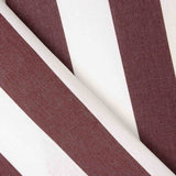 Toile d'extérieur en Téflon à rayures bordeaux 320 cm - Ribes y Casals