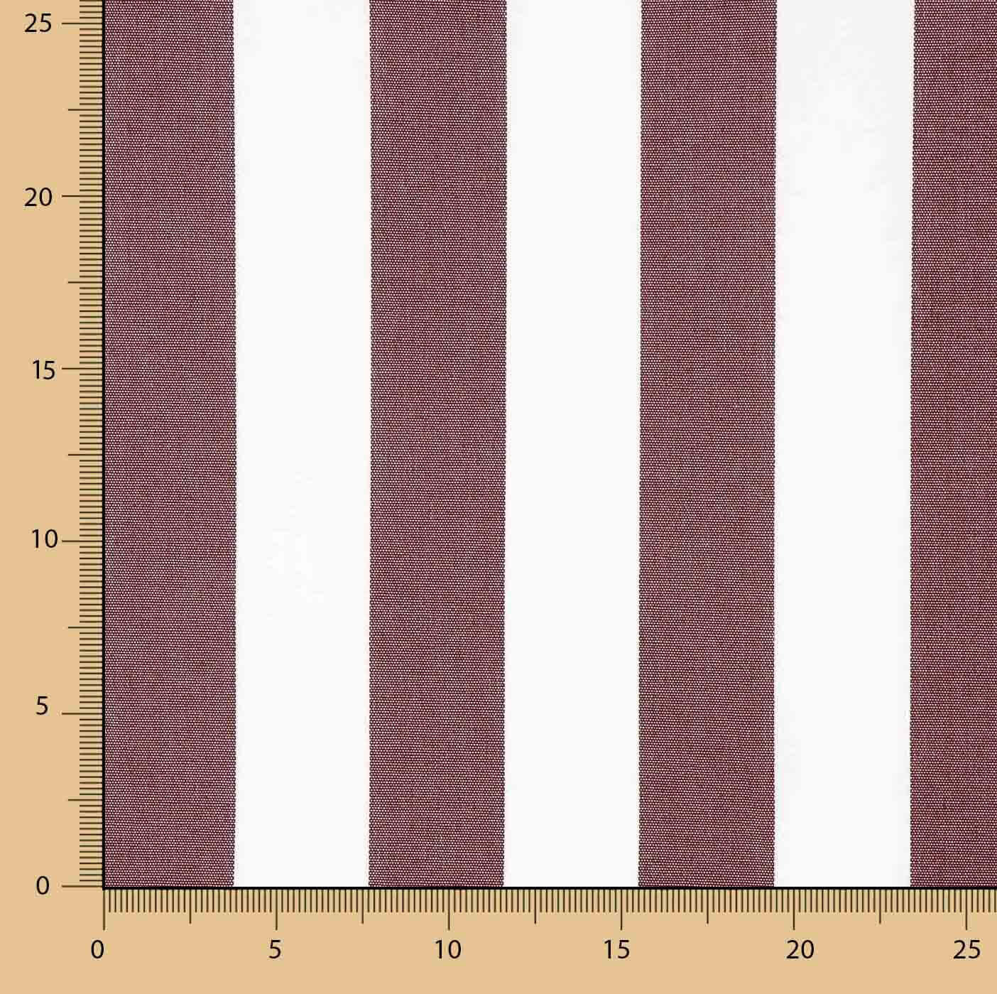 Toile d'extérieur en Téflon à rayures bordeaux 320 cm - Ribes y Casals