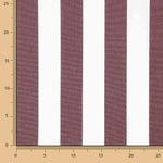 Toile d'extérieur en Téflon à rayures bordeaux 320 cm - Ribes y Casals