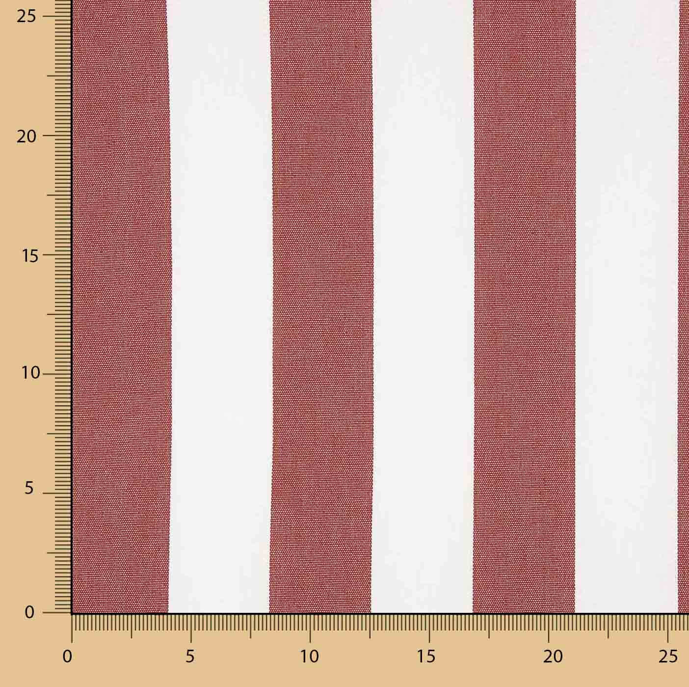 Toile d'extérieur en Téflon à rayures rouges 320 cm - Ribes y Casals