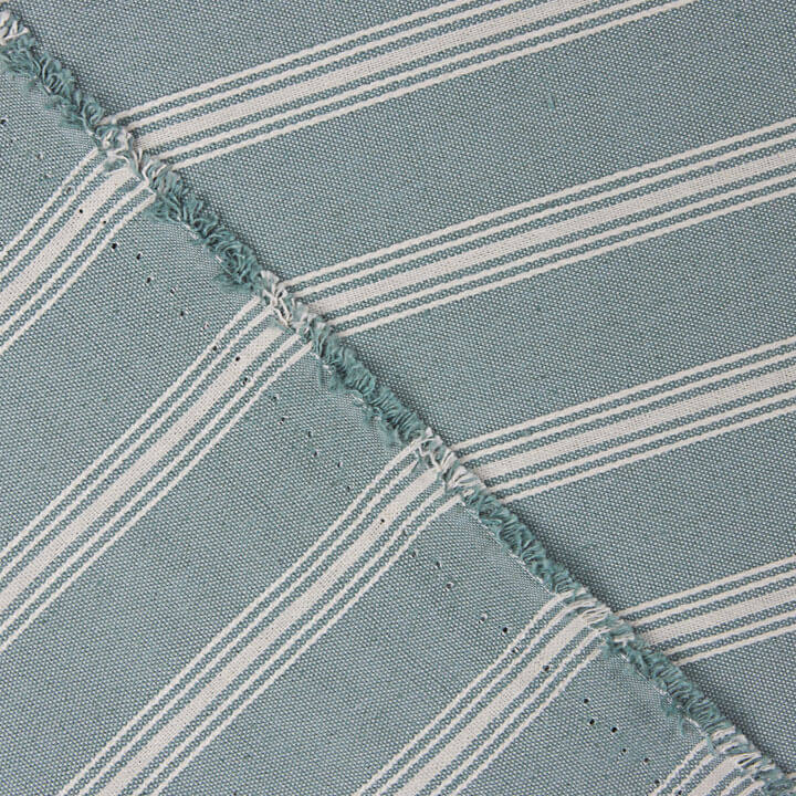 Toile de coton denim à rayures blanches - Ribes y Casals