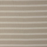 Toile de coton beige à rayures blanches - Ribes y Casals