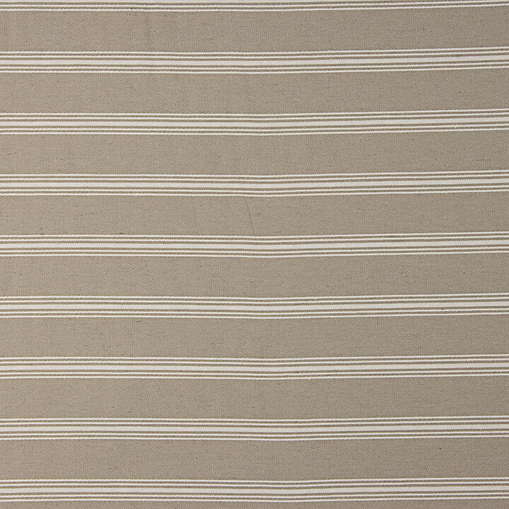 Toile de coton beige à rayures blanches - Ribes y Casals