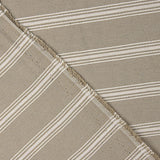 Toile de coton beige à rayures blanches - Ribes y Casals
