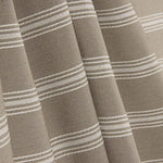 Toile de coton beige à rayures blanches - Ribes y Casals