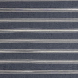 Toile de coton bleu marine à rayures blanches - Ribes y Casals