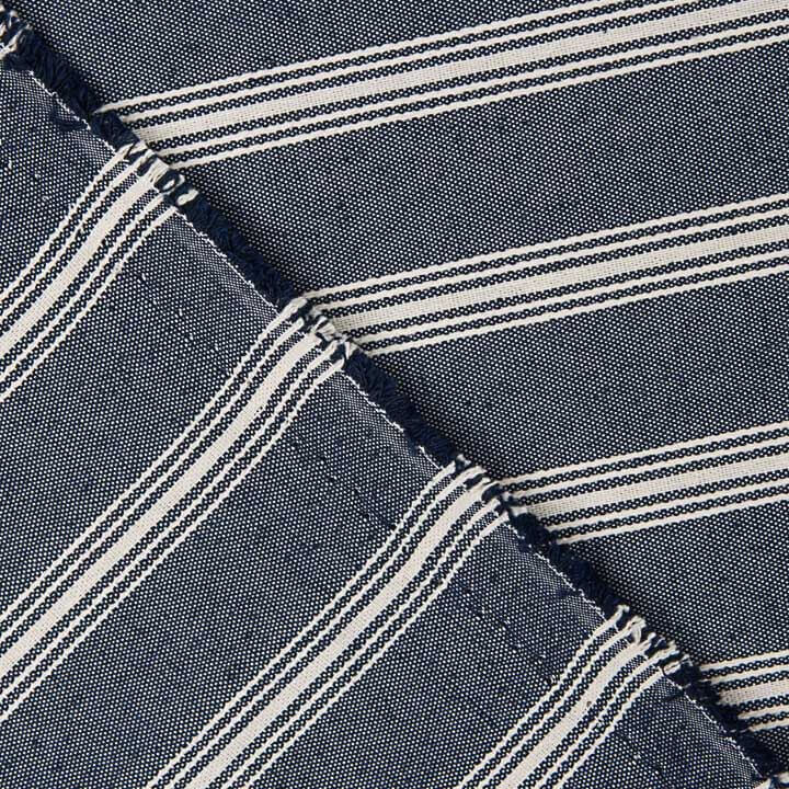 Toile de coton bleu marine à rayures blanches - Ribes y Casals