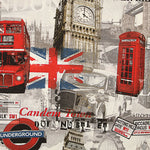 Toile de coton imprimée London Vintage - Ribes y Casals