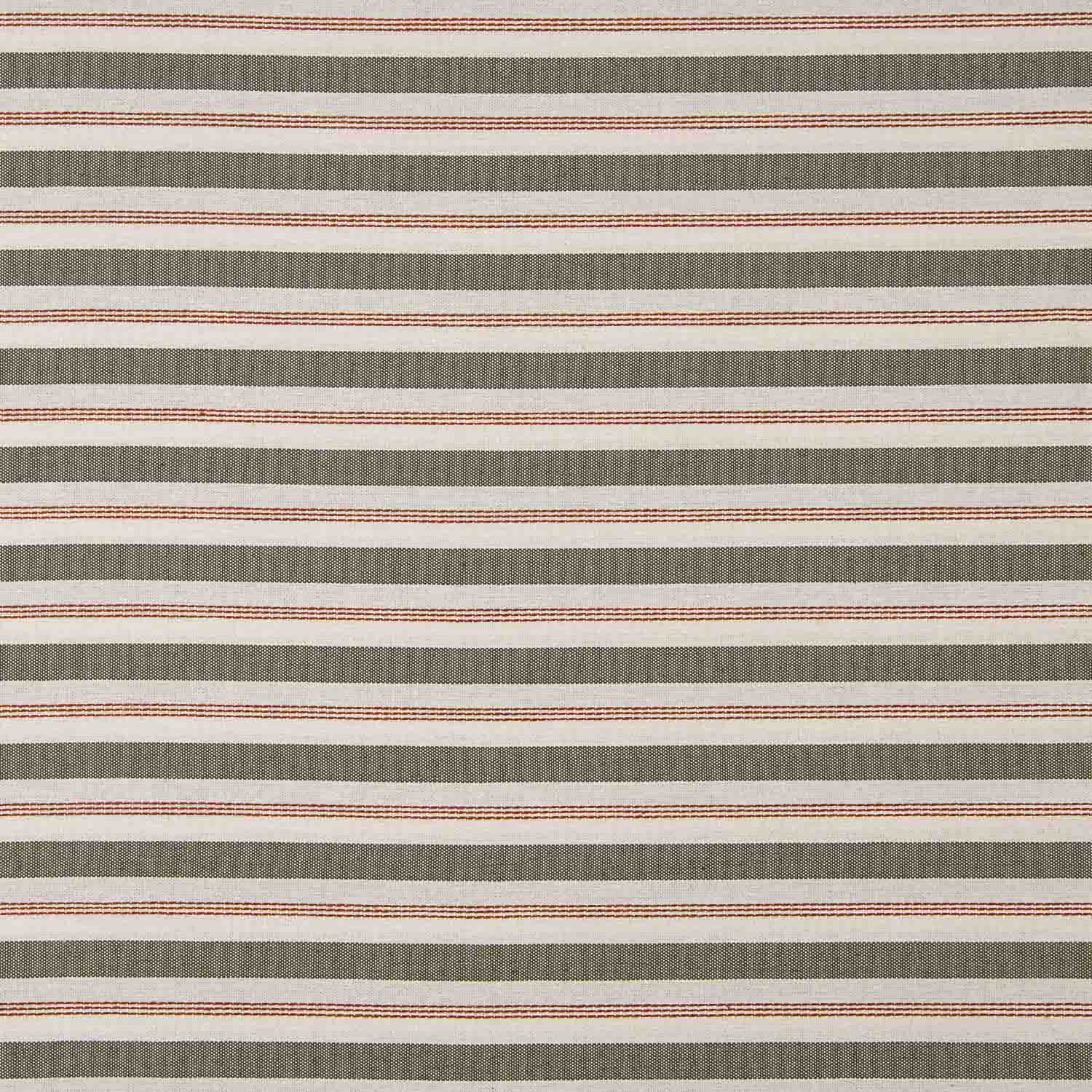 Toile à rayures vertes avec rayure brodée - Ribes y Casals