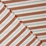 Toile à rayures Arcilla avec rayure brodée - Ribes y Casals
