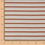 Toile à rayures Arcilla avec rayure brodée - Ribes y Casals