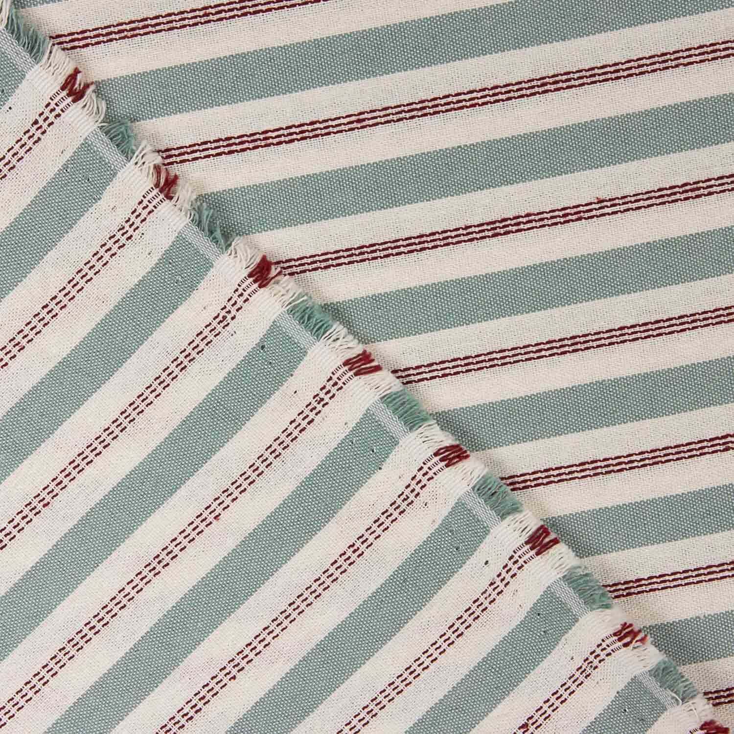 Toile à rayures bleue avec rayure brodée - Ribes y Casals