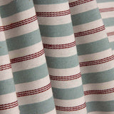 Toile à rayures bleue avec rayure brodée - Ribes y Casals