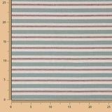 Toile à rayures bleue avec rayure brodée - Ribes y Casals