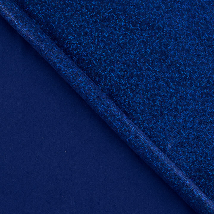 Lycra Mystique tissu holographique bleu - Ribes y Casals
