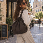 Tissu Oxford hydrofuge marron doux - Ribes y Casals