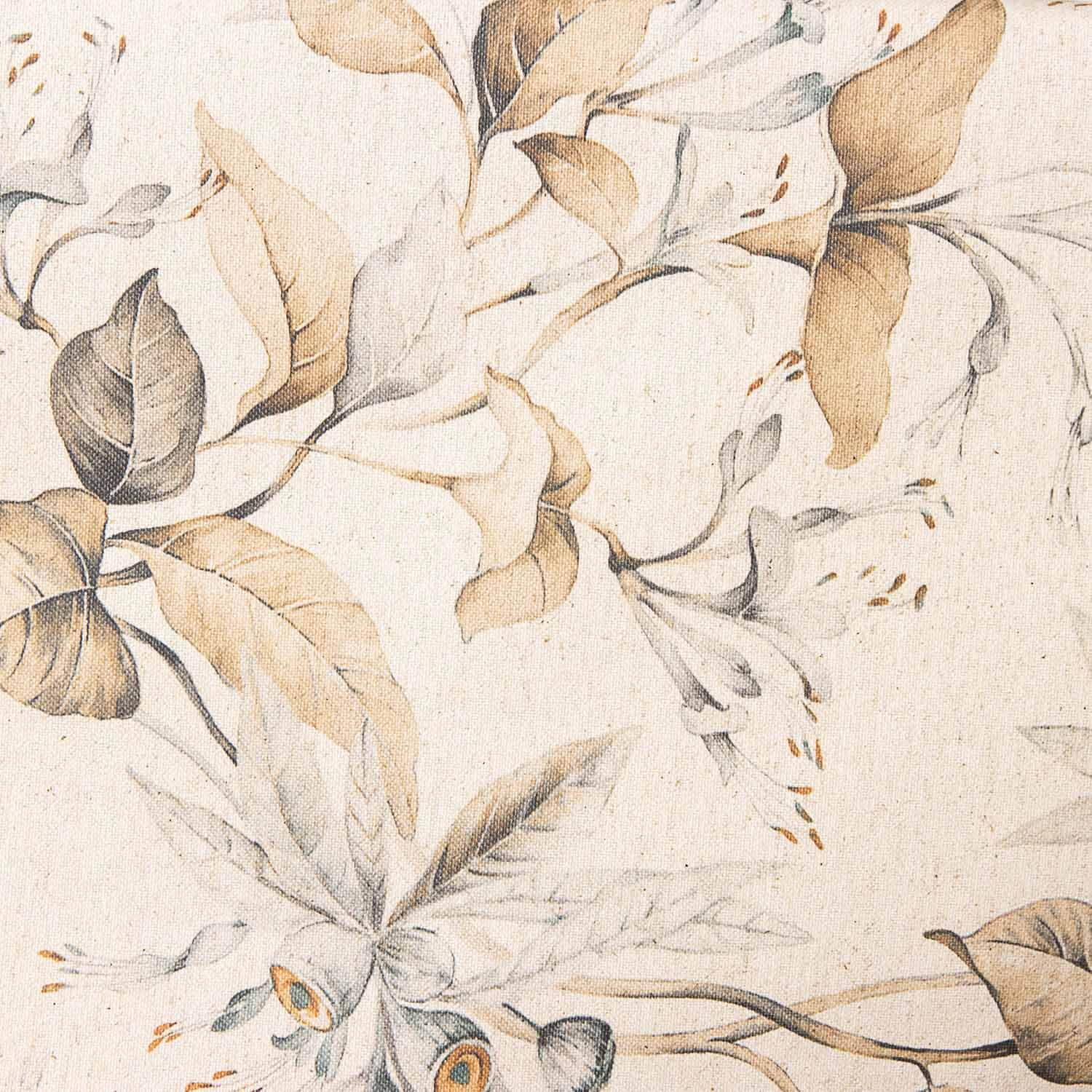 Linge de table anti-taches imprimé floral beige - Ribes y Casals