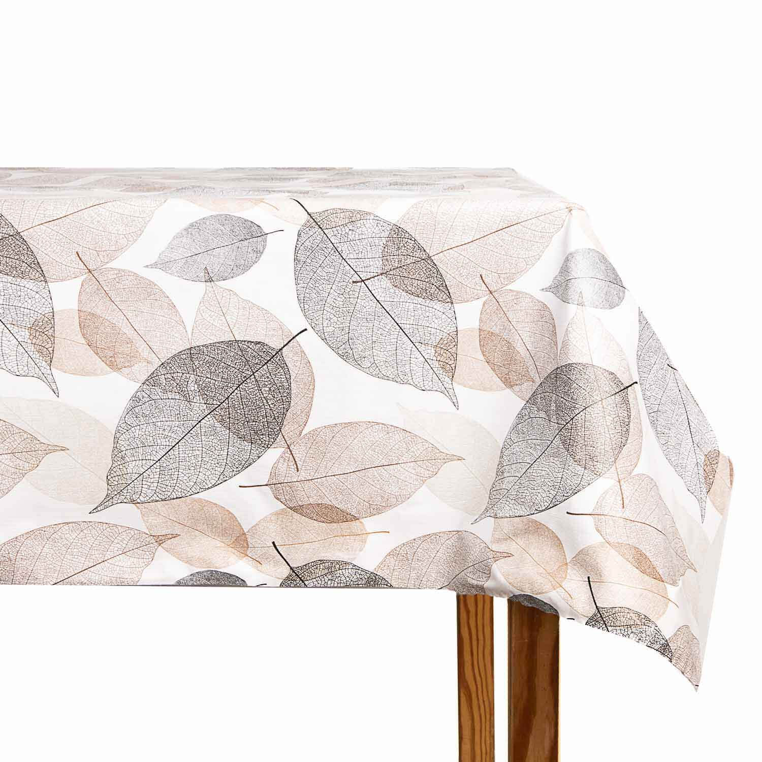 Linge de table en polyester résiné Feuilles d'automne - Ribes y Casals