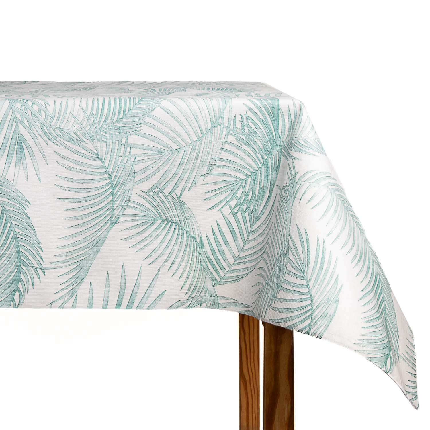 Linge de table en polyester résiné Feuilles tropicales - Ribes y Casals