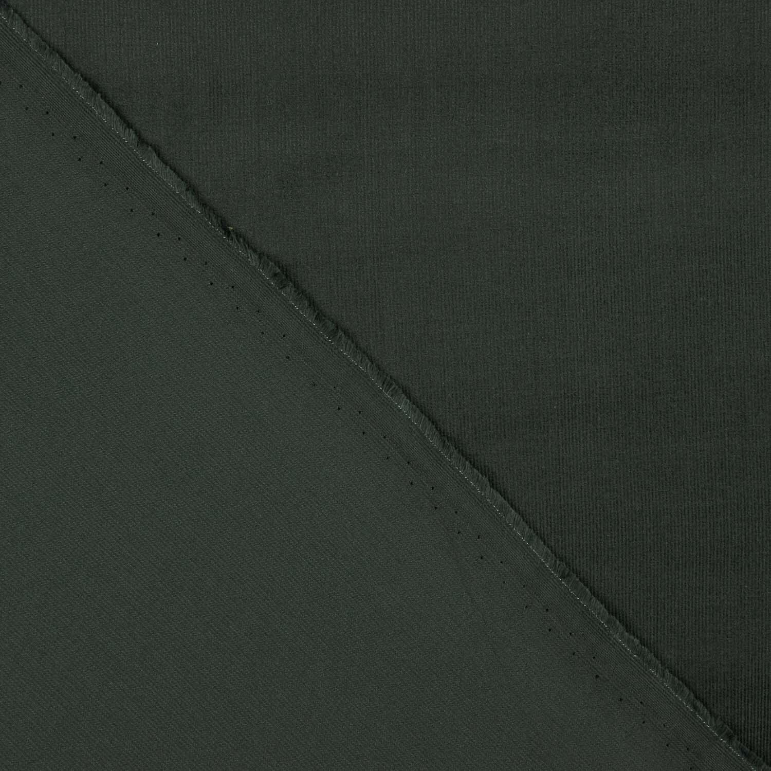 Micro-denim fin Coton Gris Vert - Ribes y Casals