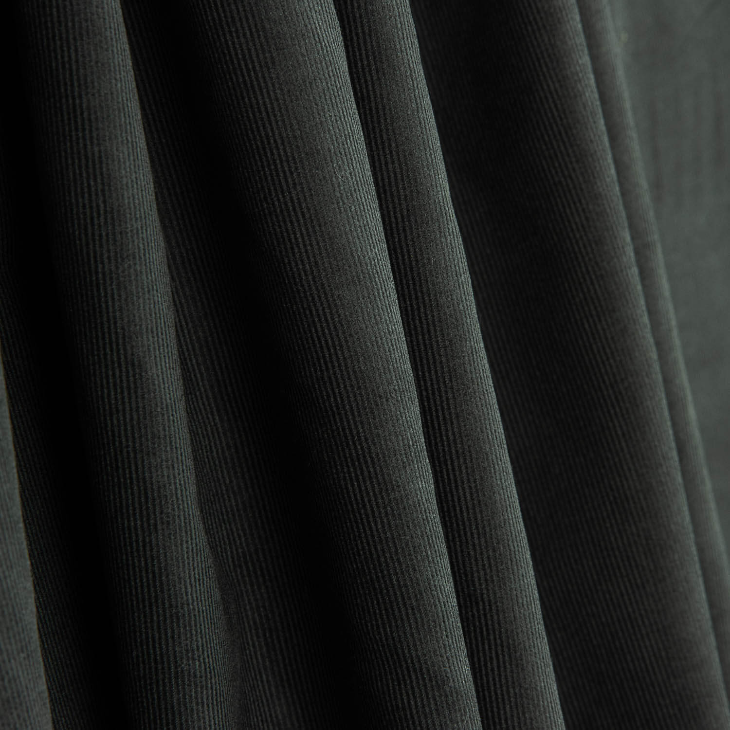 Micro-denim fin Coton Gris Vert - Ribes y Casals