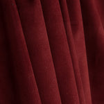 Velours milleraies en tissu de coton rouge foncé - Ribes y Casals