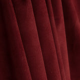 Velours milleraies en tissu de coton rouge foncé - Ribes y Casals