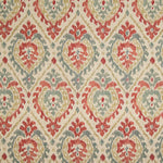 Toile de coton effet tissu de lin ethnique terracotta - Ribes y Casals