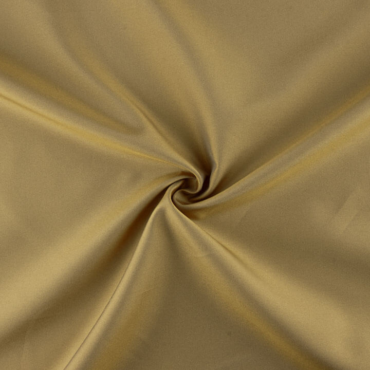 Satin Mikado réversible Tornasol beige doux et camel - Ribes y Casals