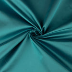 Satin Mikado réversible « Tornasol » bleu turquoise et marron - Ribes y Casals