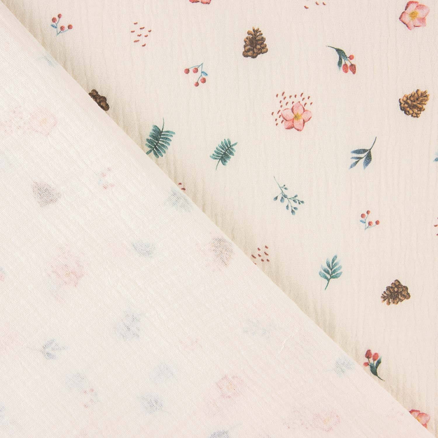 Mousseline Coton Fleurs sauvages - Ribes y Casals