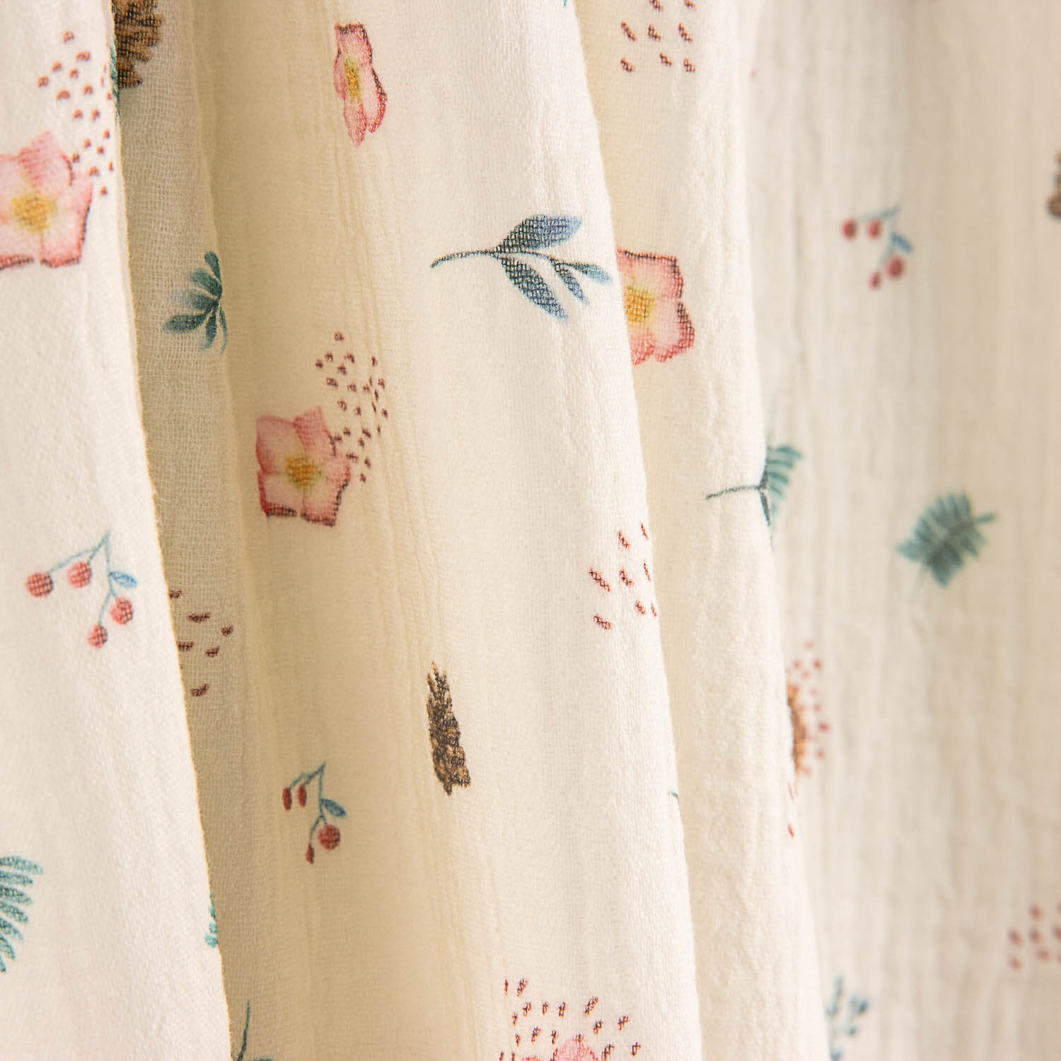 Mousseline Coton Fleurs sauvages - Ribes y Casals