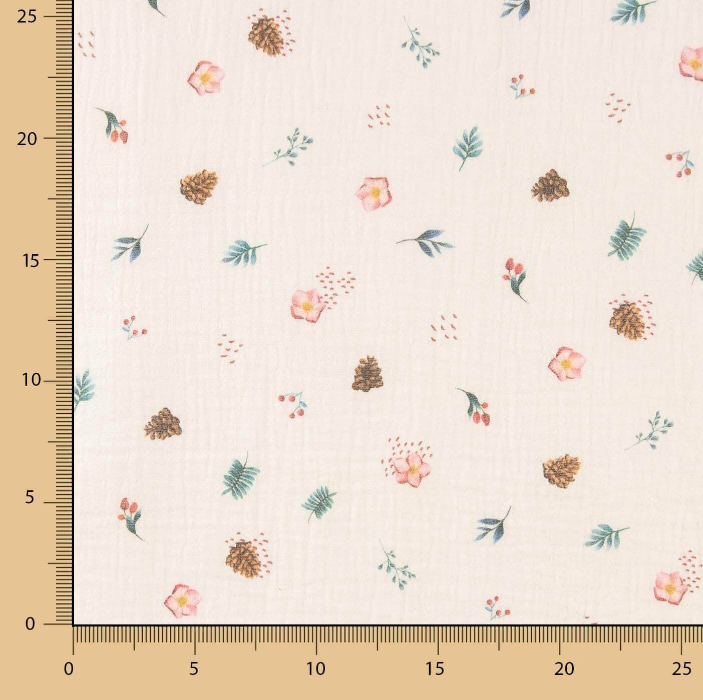 Mousseline Coton Fleurs sauvages - Ribes y Casals