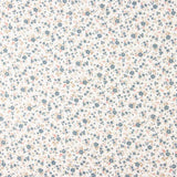Mousseline de coton fleur bleue vintage - Ribes y Casals