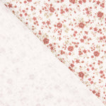 Mousseline de coton fleur rose vintage - Ribes y Casals